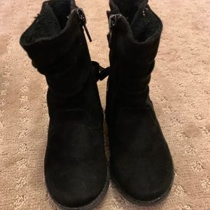 Black toddler boots